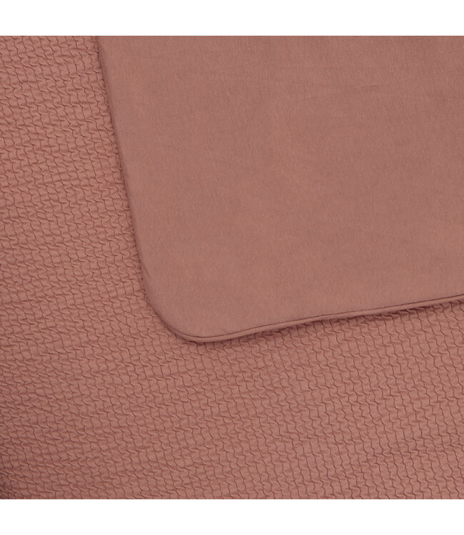 Witlof for Kids Witlof for Kids - Tuck-Inn Deken Wieg 40X80Cm Waves Dusty Pink