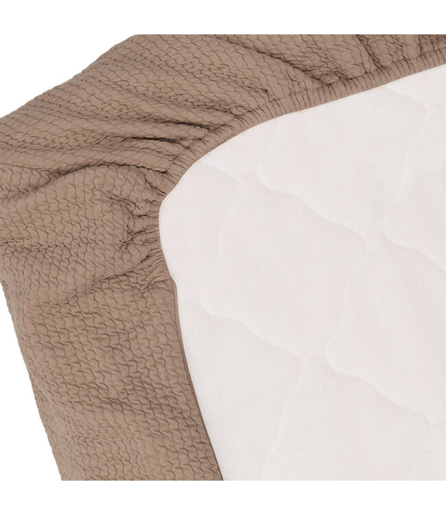 Witlof for Kids Witlof for Kids - Tuck-Inn Deken Wieg 40X80Cm Waves Urban Taupe