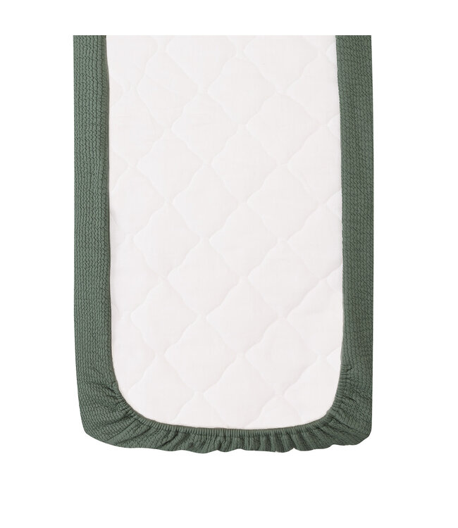 Witlof for Kids Witlof for Kids - Tuck-Inn Deken Wieg 40X80Cm Waves Forest Green