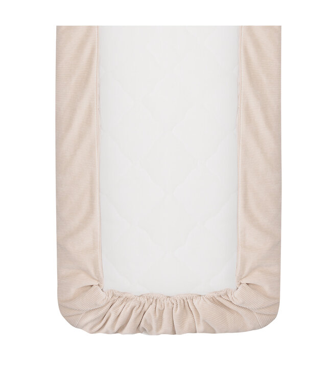 Witlof for Kids Witlof for Kids - Tuck-Inn Deken Bed 60X120Cm Velvet Rib Soft Sand