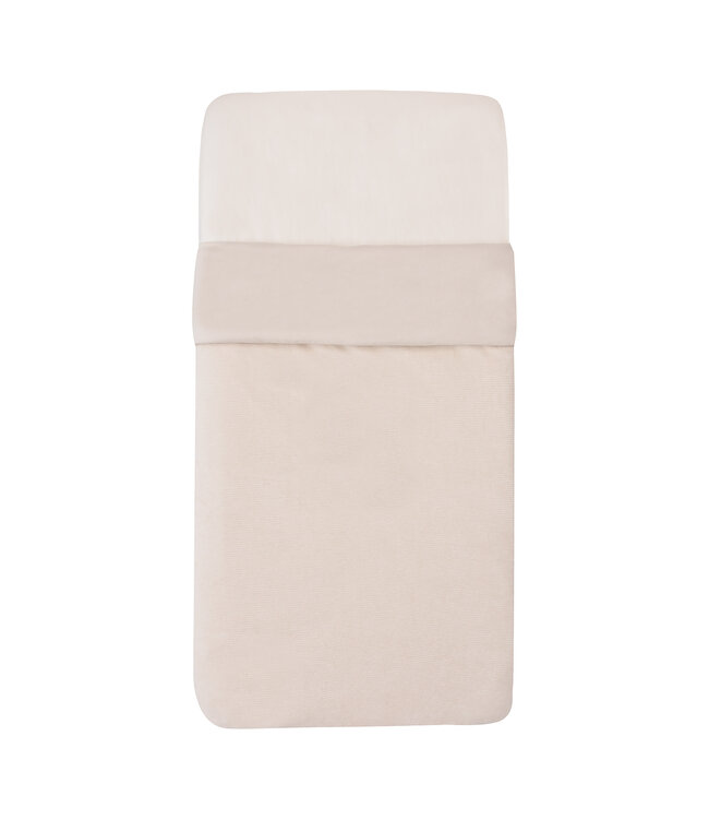 Witlof for Kids Witlof for Kids - Tuck-Inn Deken Bed 60X120Cm Velvet Rib Soft Sand