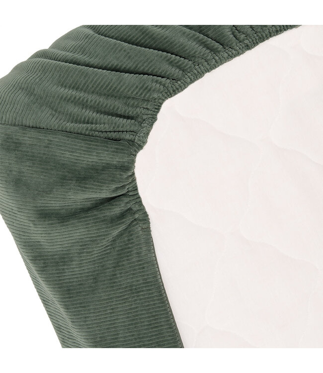 Witlof for Kids Witlof for Kids - Tuck-Inn Deken Bed 60X120Cm Velvet Rib Forest Green
