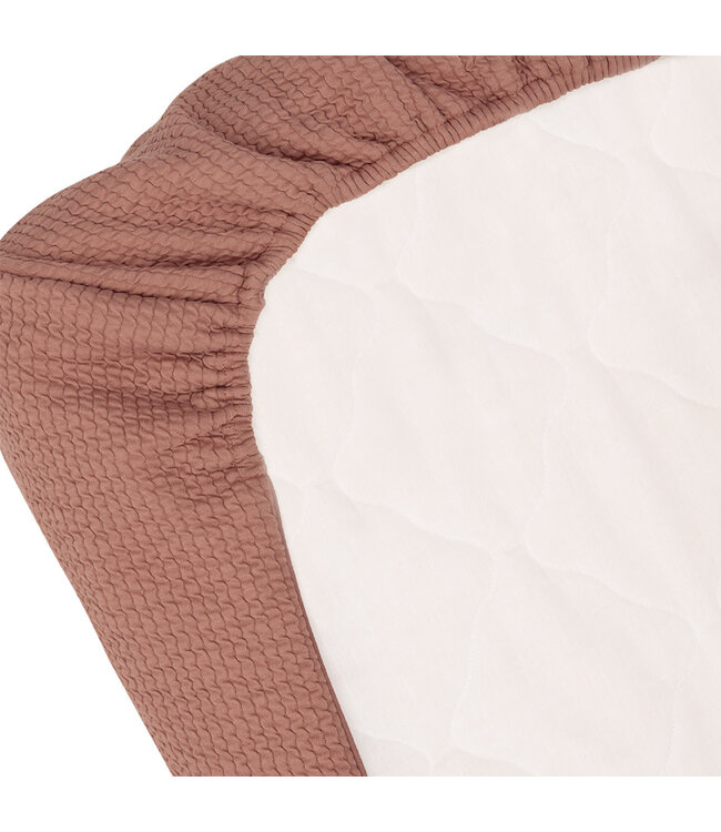 Witlof for Kids Witlof for Kids - Tuck-Inn Deken Bed 60X120Cm Waves Dusty Pink