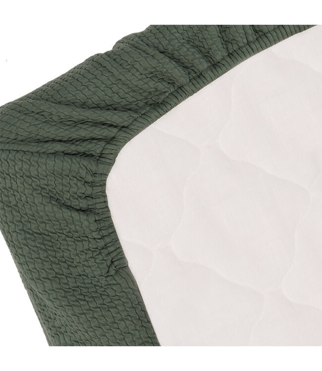 Witlof for Kids Witlof for Kids - Tuck-Inn Deken Bed 60X120Cm Waves Forest Green