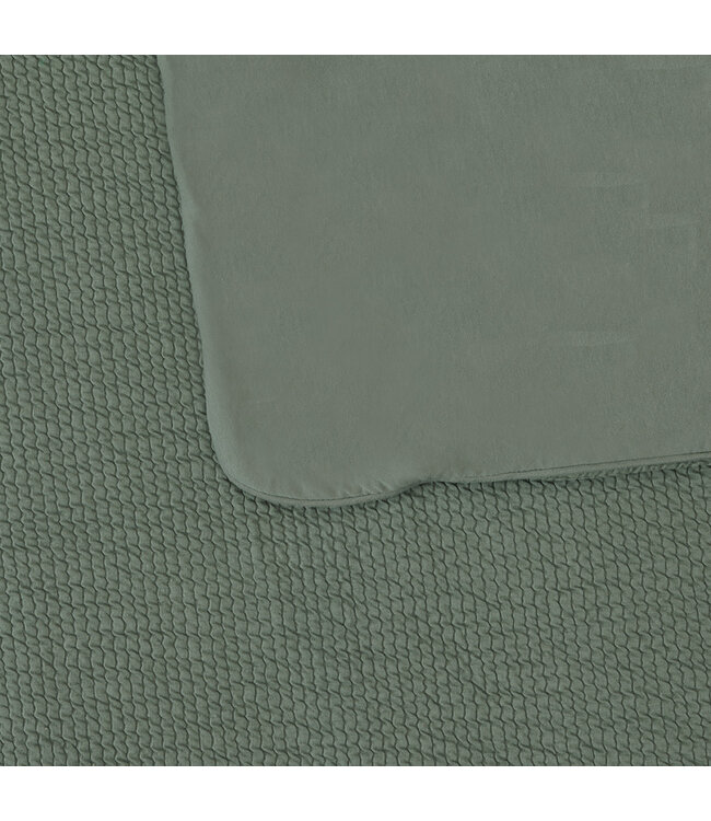 Witlof for Kids Witlof for Kids - Tuck-Inn Deken Bed 60X120Cm Waves Forest Green