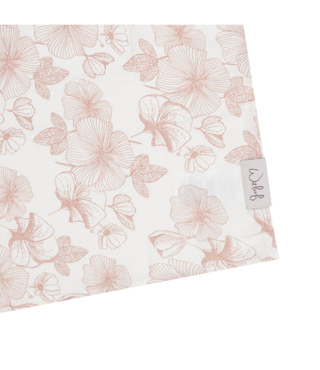 Witlof for Kids Witlof for Kids - Tetra Doek Xl 110X110Cm Flower Powder