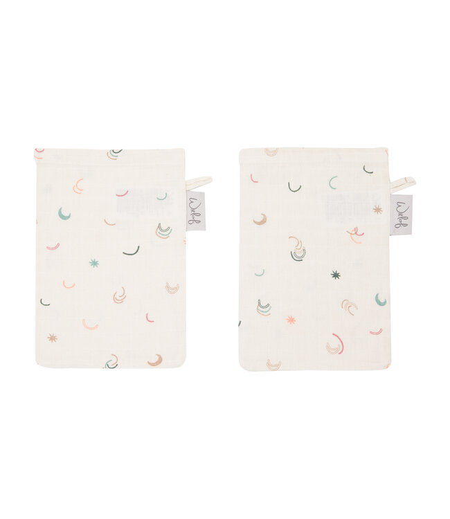 Witlof for Kids Witlof for Kids - Tetra Washandjes (2 Stuks) Magical Days