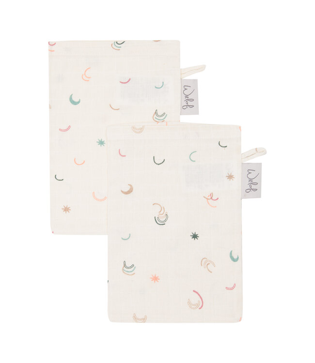 Witlof for Kids Witlof for Kids - Tetra Washandjes (2 Stuks) Magical Days