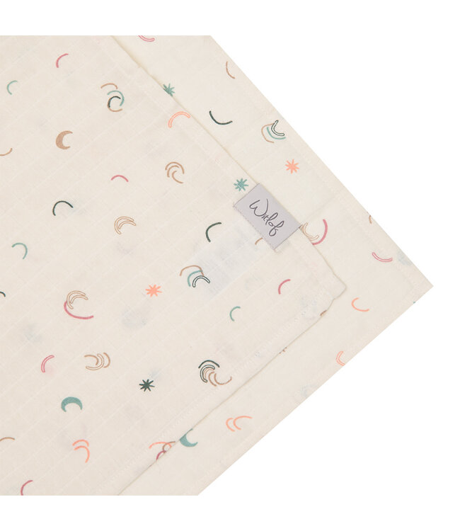 Witlof for Kids Witlof for Kids - Tetra Doeken 65X65Cm (2 Stuks) Magical Days