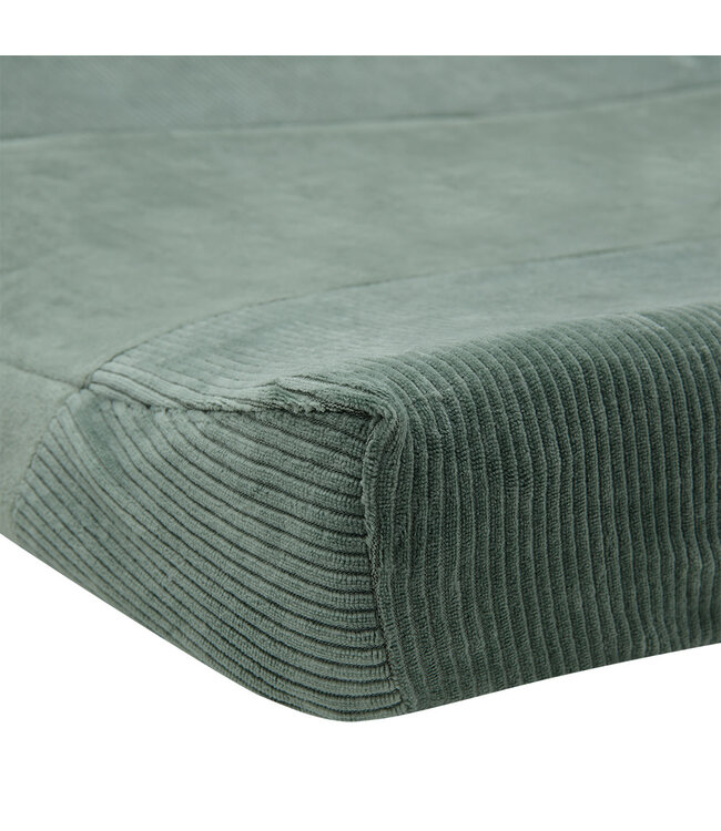 Witlof for Kids Witlof for Kids - Waskussenhoes Velvet Rib Forest Green