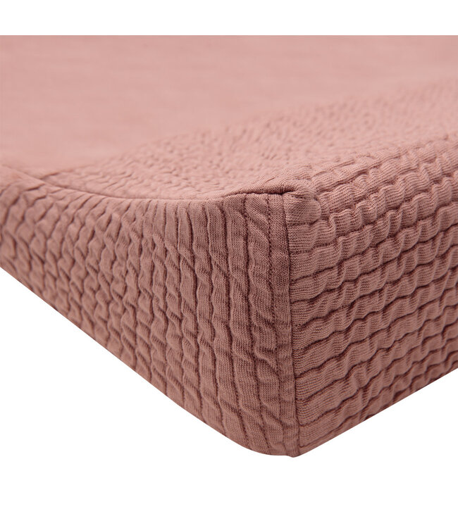 Witlof for Kids Witlof for Kids - Waskussenhoes Waves Dusty Pink