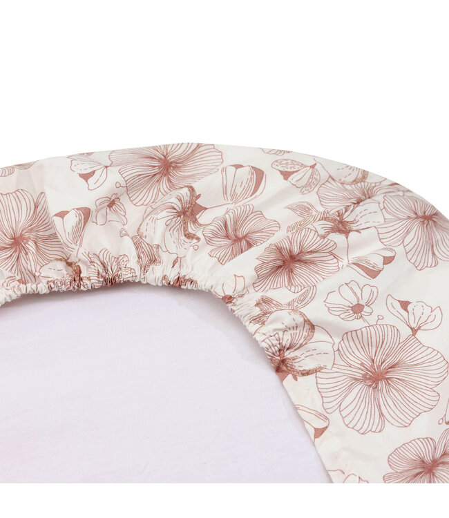 Witlof for Kids Witlof for Kids - Tuck-Inn Laken Wieg 40X80Cm Flower Powder