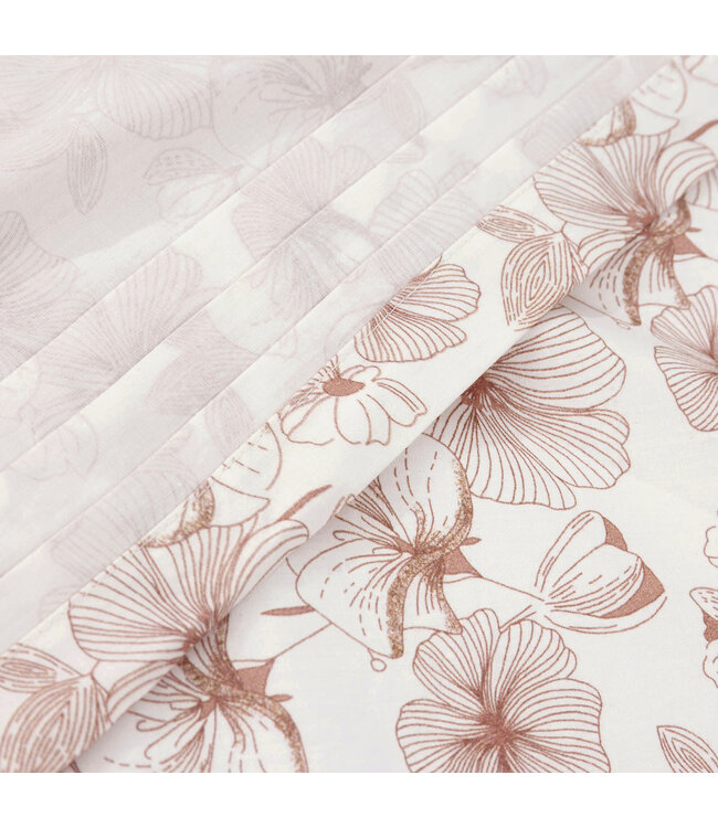 Witlof for Kids Witlof for Kids - Tuck-Inn Laken Wieg 40X80Cm Flower Powder