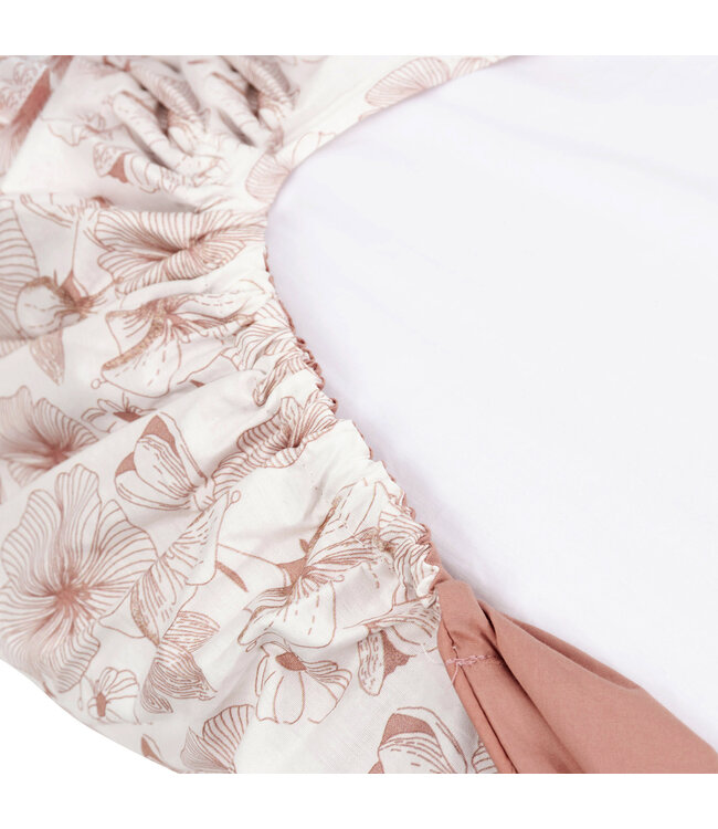 Witlof for Kids Witlof for Kids - Tuck-Inn Dekbedovertrek Bed 100X135Cm Flower Powder