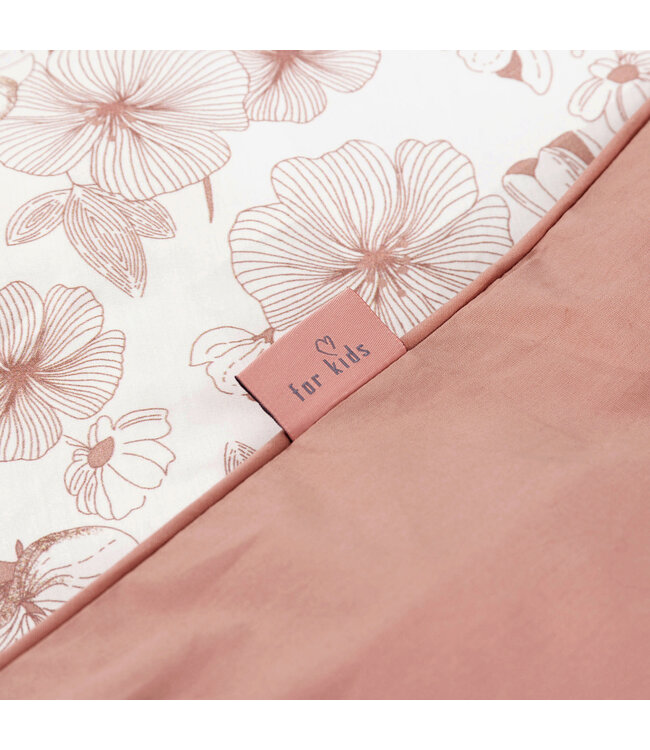 Witlof for Kids Witlof for Kids - Tuck-Inn Dekbedovertrek Bed 100X135Cm Flower Powder