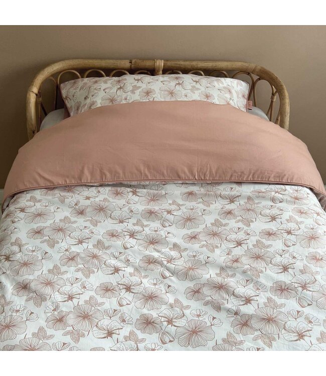 Witlof for Kids Witlof for Kids - Tuck-Inn Dekbedovertrek Junior 120X150Cm Flower Powder