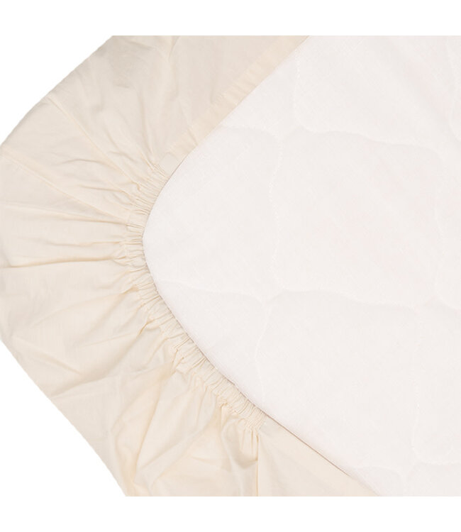 Witlof for Kids Witlof for Kids - Tuck-Inn Laken Bed 60X120Cm Placket Offwhite