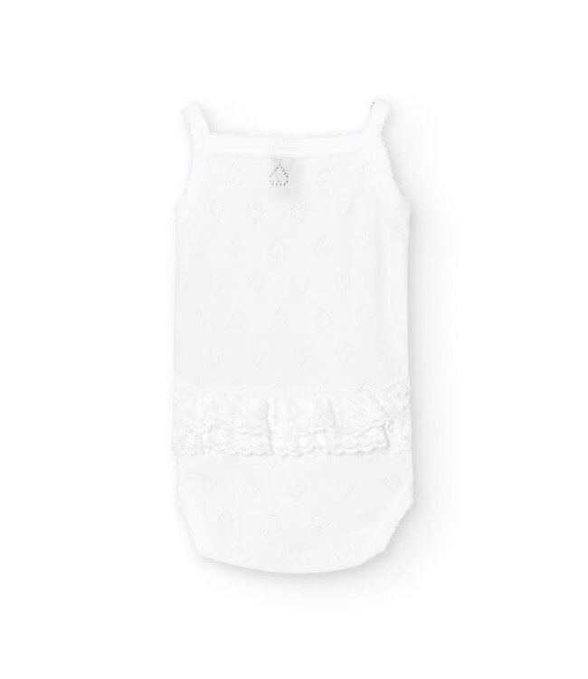 Babidu Babidu - Body Tir. Fino Volantes Calado Corazones Wit