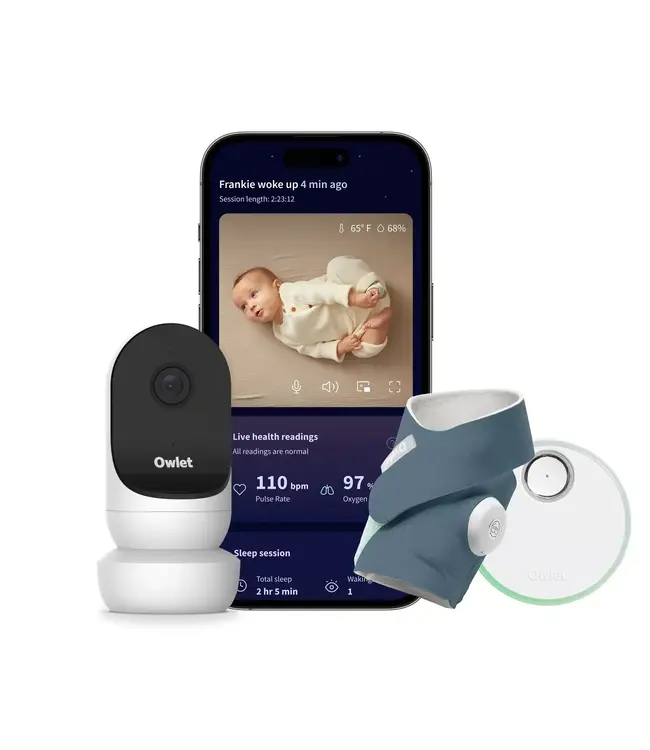 Owlet Owlet - Cam 2 & Dream Sock - Bedtime Blue