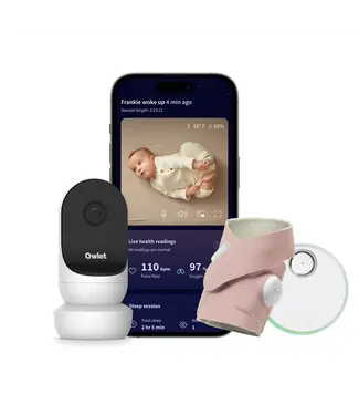 Owlet Owlet - Cam 2 & Dream Sock - Dusty Rose