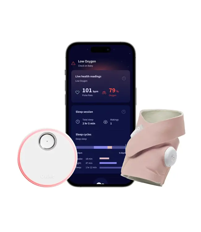 Owlet Owlet - Dream Sock - Dusty Rose