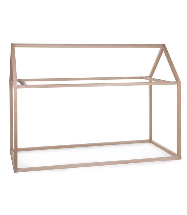 Childhome Childhome - Huis Bed - 90x200 Cm - Hout - Naturel