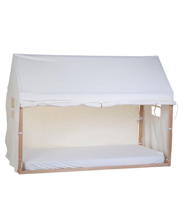 Childhome Childhome - Huis Bed Cover - 90x200 Cm - Wit