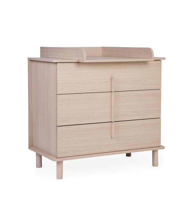 Childhome Childhome - Nordica Naturel - Commode - 3 Laden + Verzorgingsunit