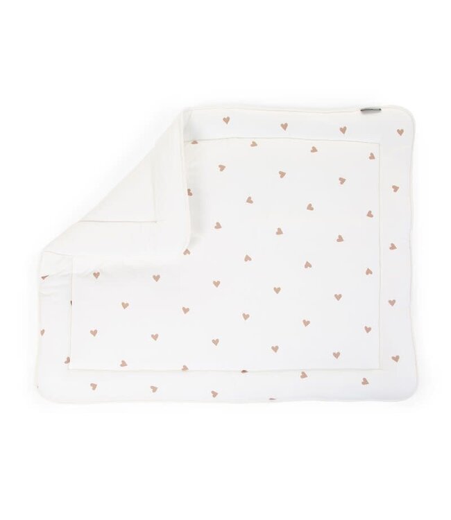 Childhome Childhome - Parklegger - 75x95 Cm - Jersey + Mousseline - Hearts