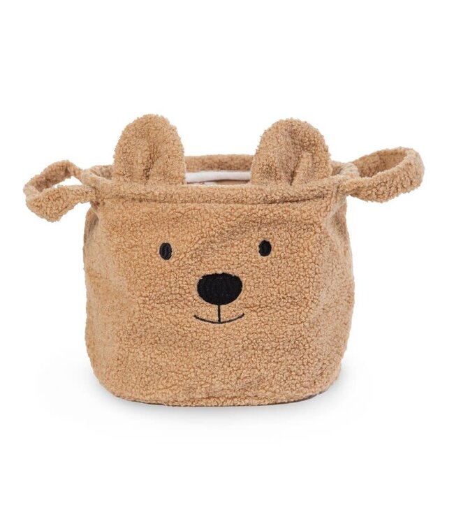 Childhome Childhome - Opbergmand - 25x20x20 Cm - Teddy - Bruin