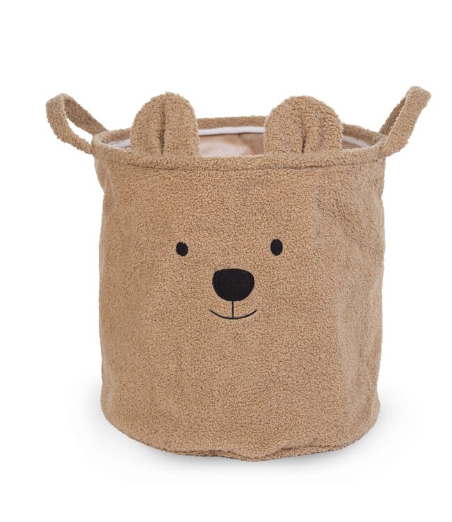 Childhome Childhome - Opbergmand - 40x40x40 Cm - Teddy - Bruin