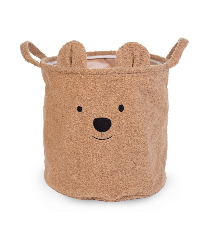 Childhome Childhome - Opbergmand - 40x40x40 Cm - Teddy - Bruin