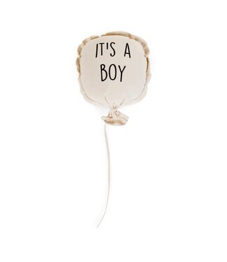 Childhome Childhome - Canvas Ballon - It's A Boy - Muurdecoratie - 35x26x8 Cm
