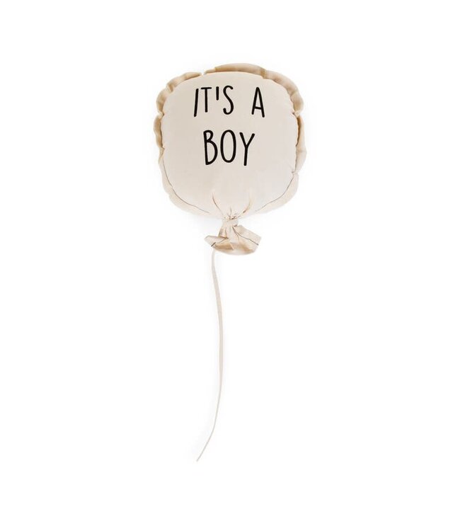 Childhome Childhome - Canvas Ballon - It's A Boy - Muurdecoratie - 35x26x8 Cm