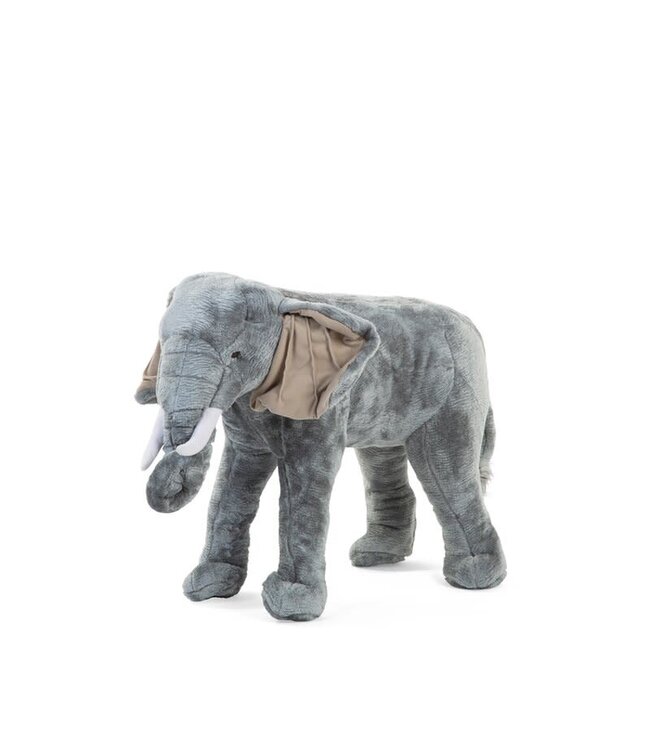 Childhome Childhome - Staande Olifant Knuffel - 70x40x60 Cm - Grijs