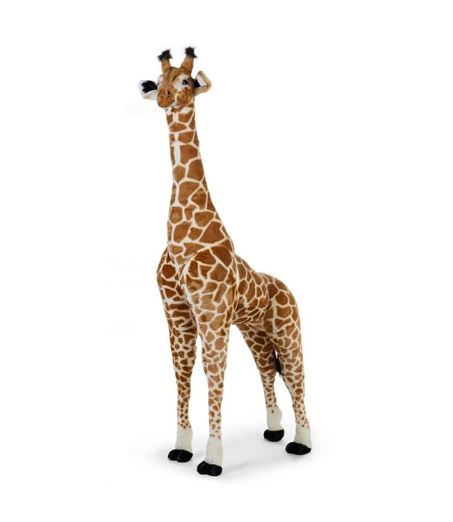 Childhome Childhome - Staande Giraf Knuffel - 65x35x180 Cm - Bruin Geel