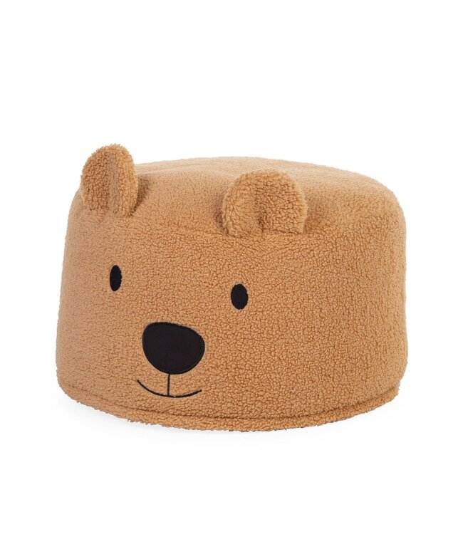 Childhome Childhome - Teddy Beer Poef - Teddy - Beige 40cm