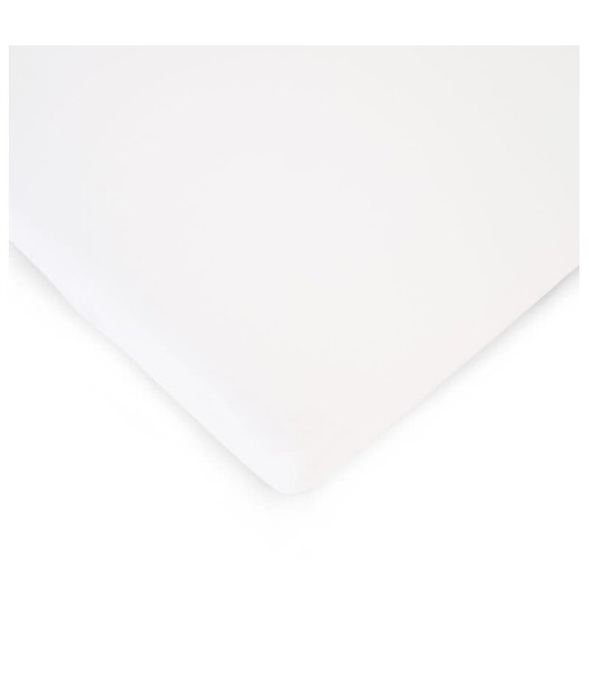 Childhome Childhome - Hoeslaken Babybed - 60x120 Cm - Biokatoen - Wit