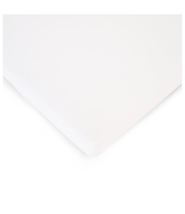 Childhome Childhome - Hoeslaken Babybed - 60x120 Cm - Biokatoen - Wit