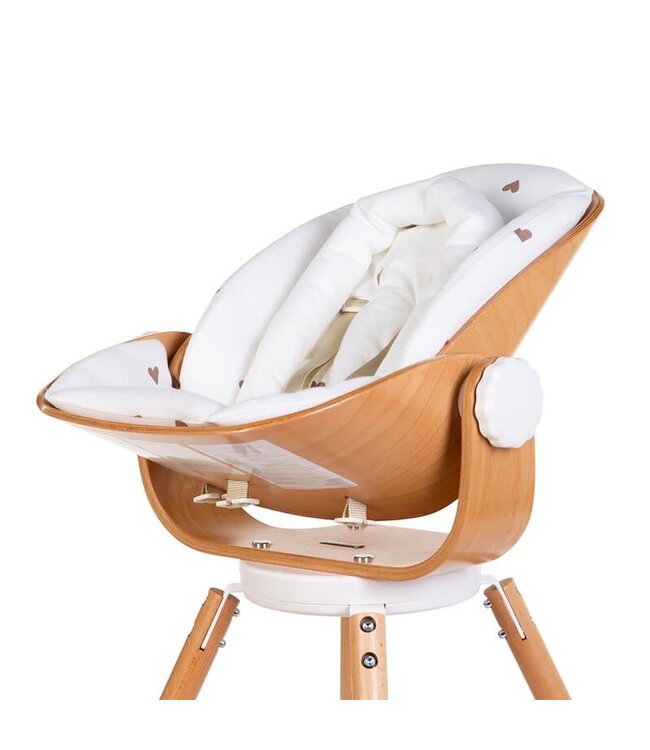 Childhome Childhome - Evolu Newborn Comfortkussen - Jersey - Hearts