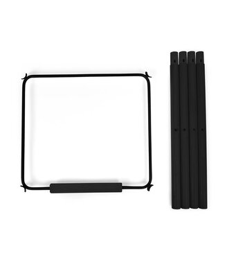 Childhome Childhome - Evolu Extra Set Lange Poten + Voetsteun - Hout - Zwart