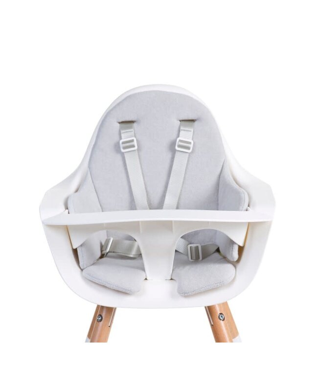 Childhome Childhome - Evolu Stoelverkleiner - Tricot - Pastel Muis Grijs