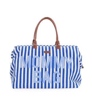 Childhome Childhome - Mommy Bag Â® Verzorgingstas - Stripes - Electric Blue/Light Blue