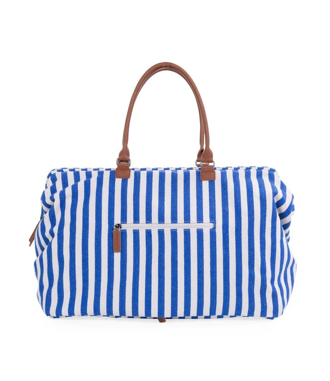 Childhome Childhome - Mommy Bag Â® Verzorgingstas - Stripes - Electric Blue/Light Blue