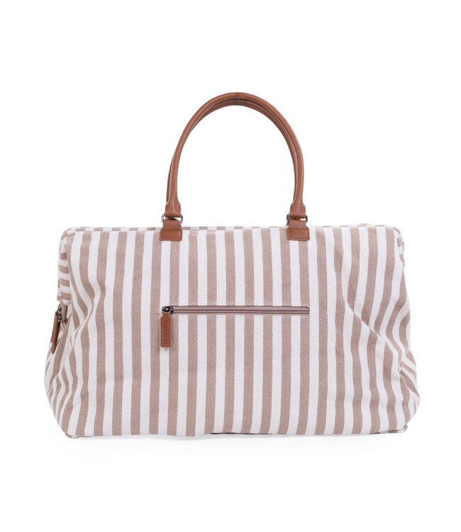 Childhome Childhome - Mommy Bag Â® Verzorgingstas - Stripes - Nude/Terracotta