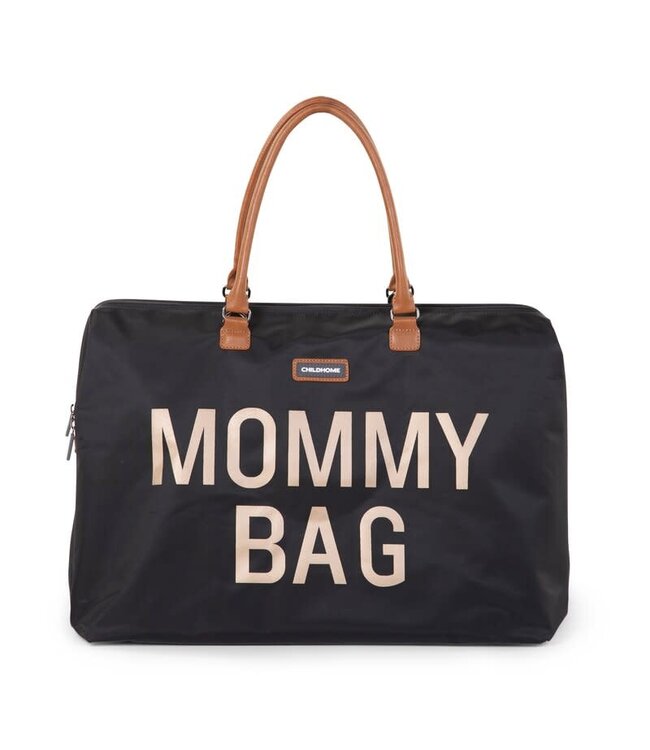 Childhome Childhome - Mommy BagÂ® Groot Zwart/Goud