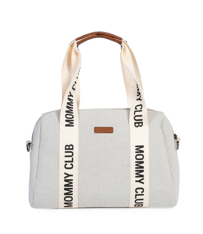Childhome Childhome - MOMMY CLUB VERZORGINGSTAS - SIGNATURE - CANVAS - OFF WHITE