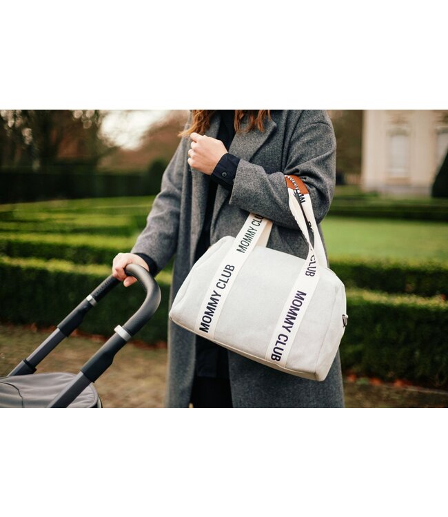 Childhome Childhome - MOMMY CLUB VERZORGINGSTAS - SIGNATURE - CANVAS - OFF WHITE