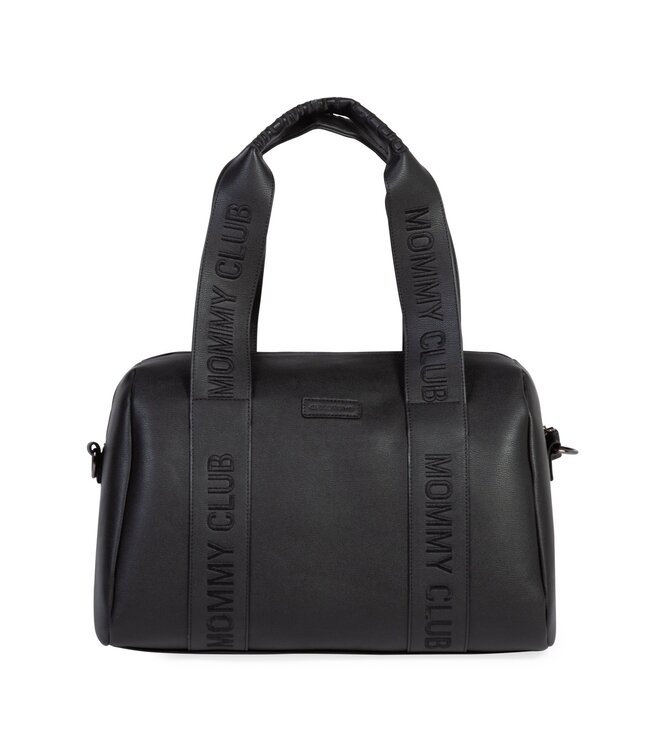 Childhome Childhome - MOMMY CLUB VERZORGINGSTAS - SIGNATURE - SIMILI LEDER - ZWART