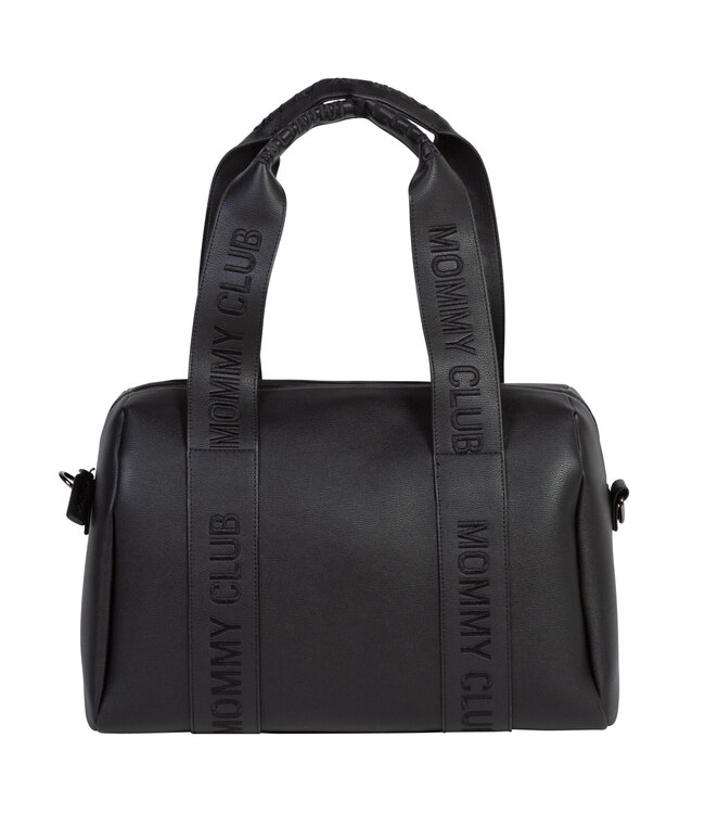 Childhome Childhome - MOMMY CLUB VERZORGINGSTAS - SIGNATURE - SIMILI LEDER - ZWART